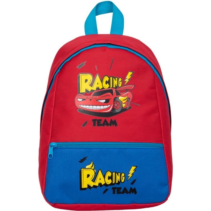 Superbag Racing Araba Desenli Erkek Çocuk Anaokulu Çantası Kırmızı - Mavi 33x23x10 cm SSD / Solid State Drive Fiyatı