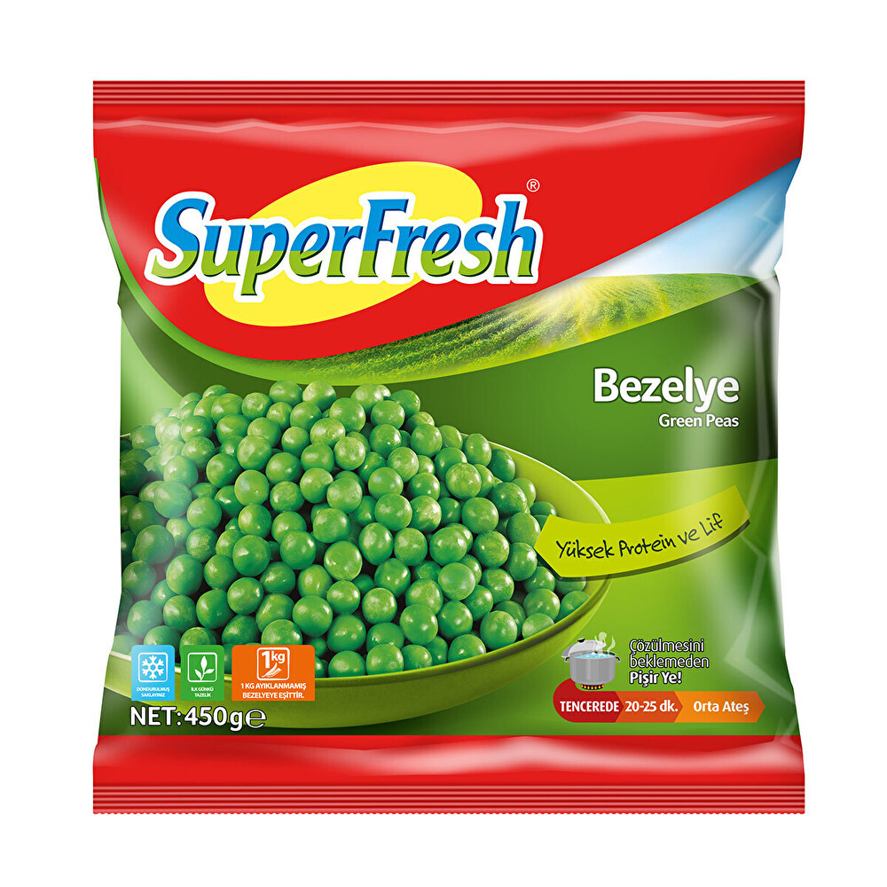 Superfresh Bezelye 450 G Dondurulmuş Gıda Fiyatı