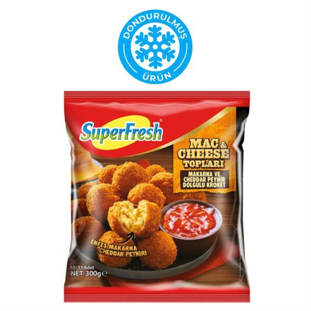Superfresh Mac & Cheese Topları 300 gr Dondurulmuş Gıda Fiyatı