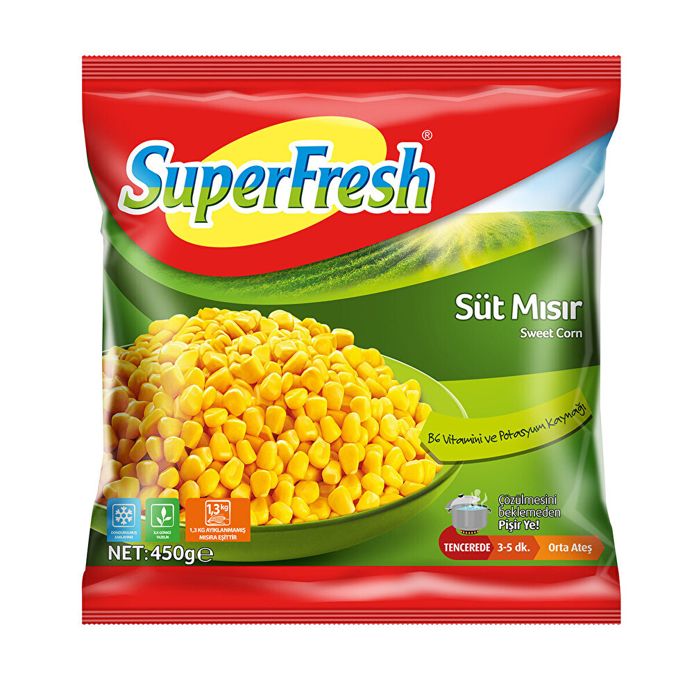 Superfresh Mısır 450 G Dondurulmuş Gıda Fiyatı