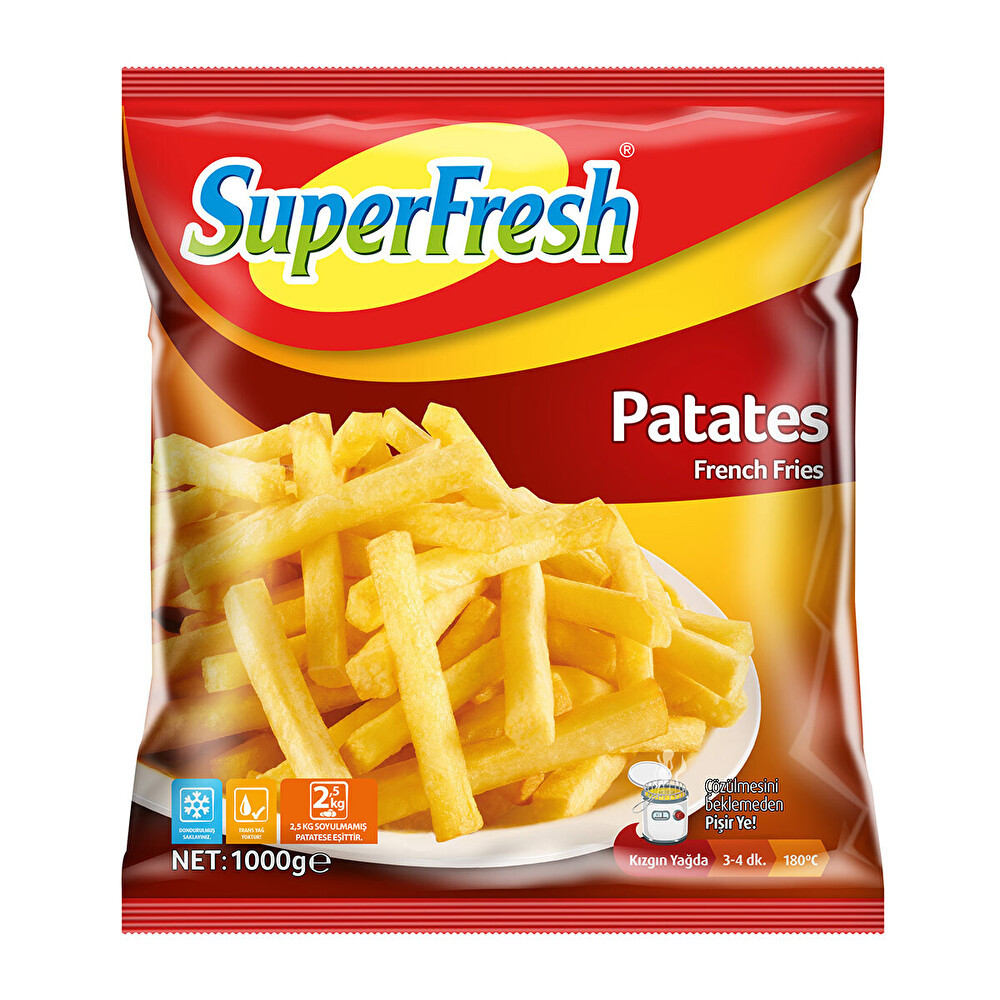 Superfresh Patates 1000 Gr Dondurulmuş Gıda Fiyatı