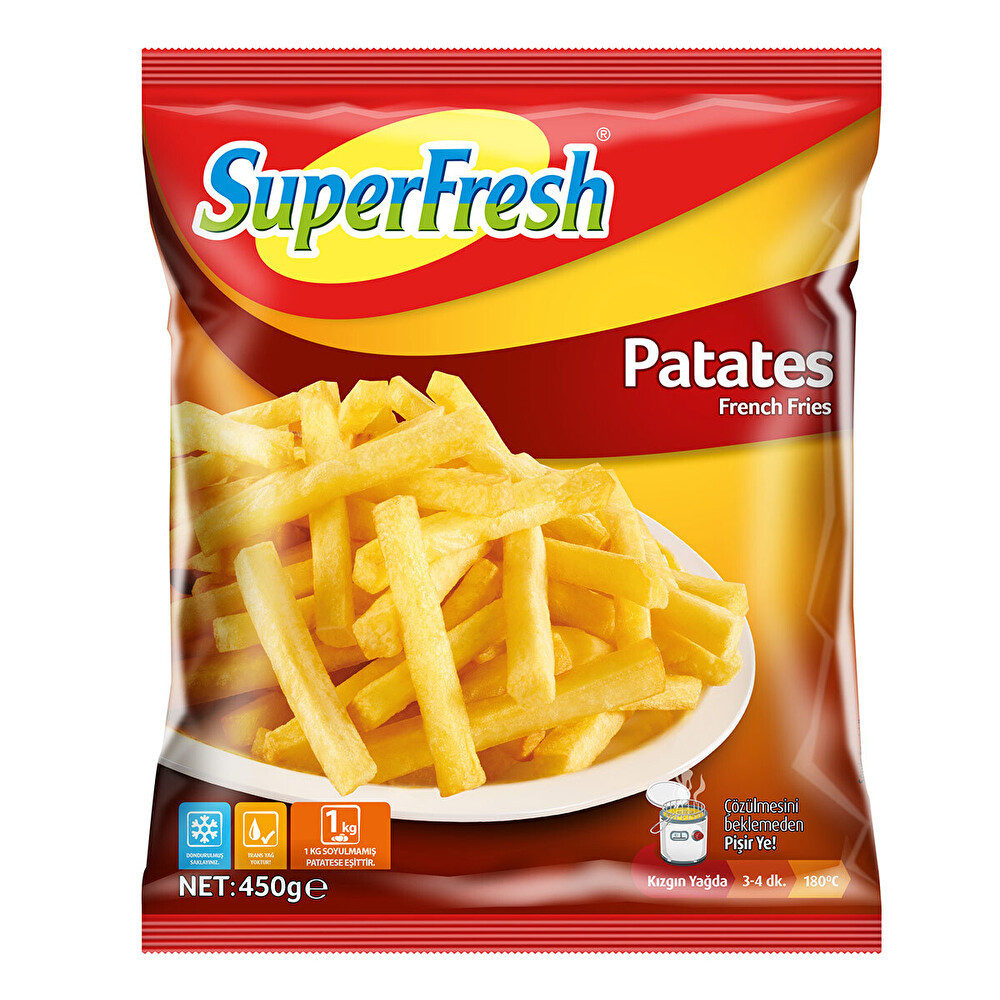 Superfresh Patates 450 G Dondurulmuş Gıda Fiyatı