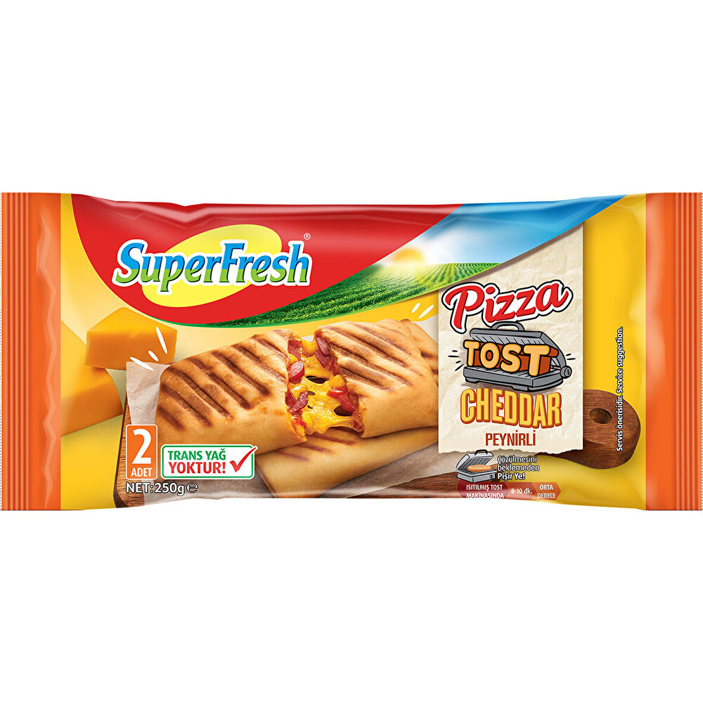Superfresh Pizza Tost Cheddar Peynirli 2'li Dondurulmuş Gıda Fiyatı