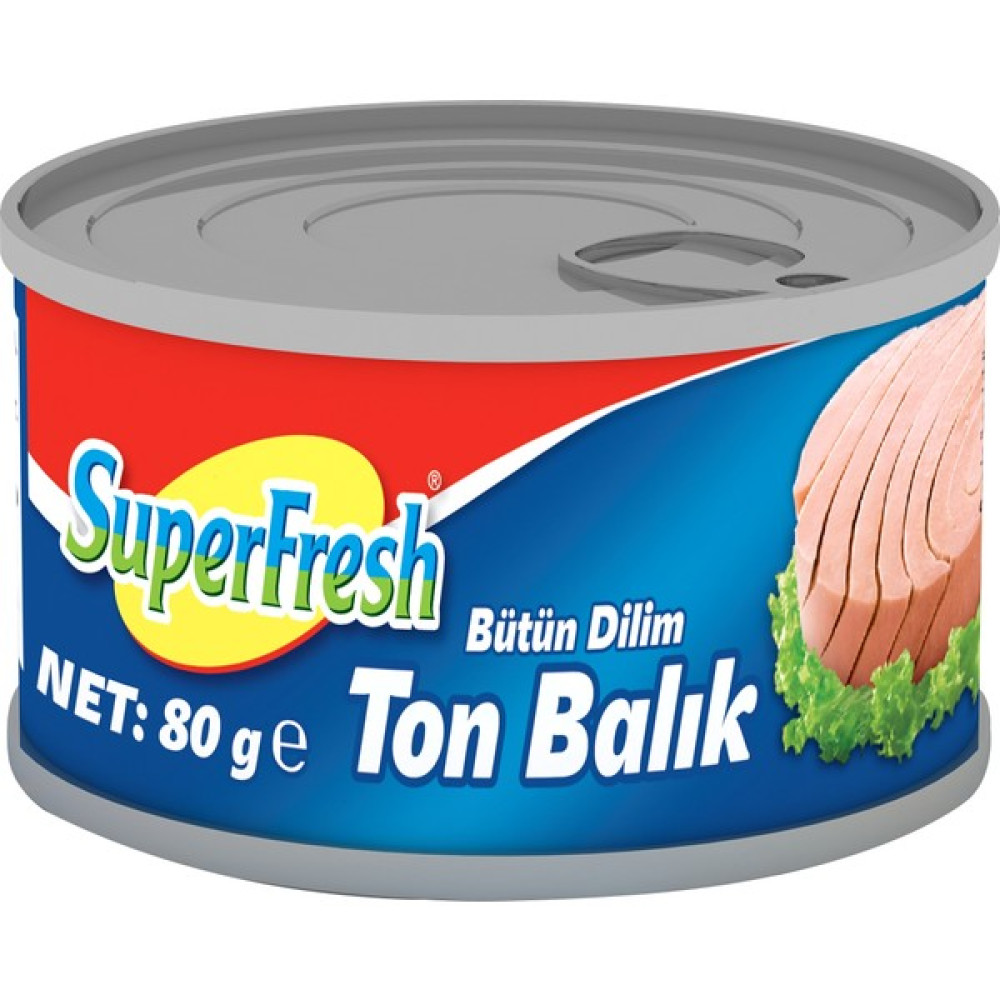SuperFresh Ton Balığı Ayçiçek Yağlı 80 gr Konserve Fiyatı