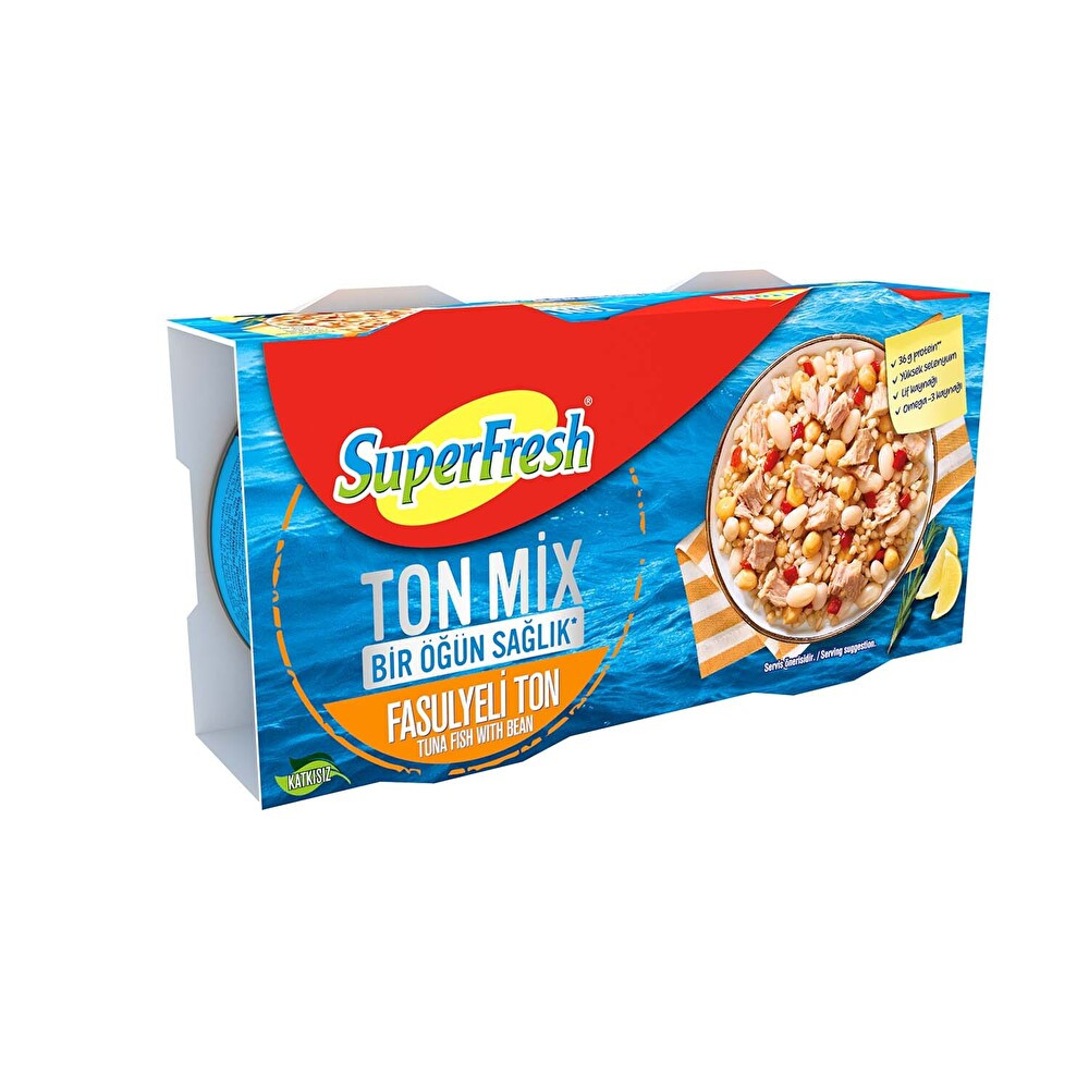 Superfresh Ton Balığı Mix Fasulyeli 2x150 G Konserve Fiyatı