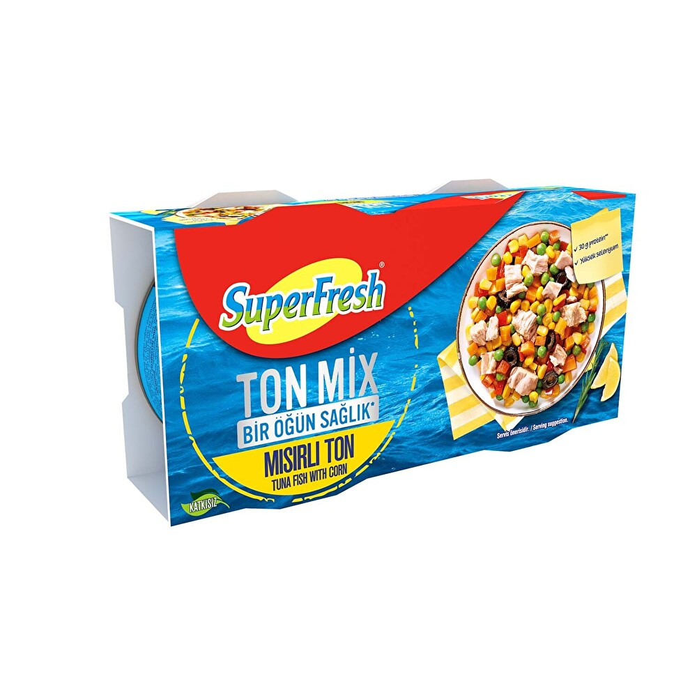 Superfresh Ton Balığı Mix Mısırlı 2x150 G Konserve Fiyatı