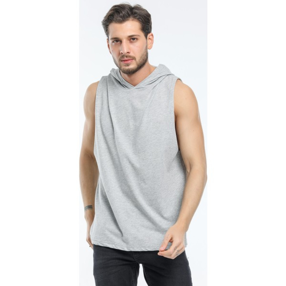 Superlife Kapşonlu Kolsuz Tshirt Erkek T-shirt Fiyatı