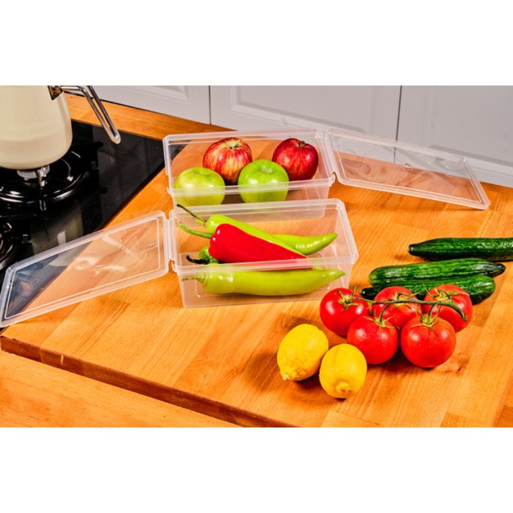SUPERPUP Plastik Saklama Kabı Bakliyat Yemek Kapaklı Kilitli Dondurucu 2 lt (23 x 14 x 8 cm) 10 Adet Saklama Kapları Fiyatı