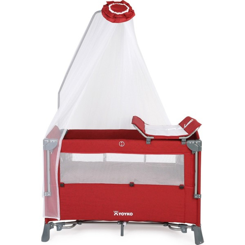 SuperShop Yoyko Exclusive Comfort 8 In 1 Anne Yanı Park Yatak Oyun Parkı 70X110 - Bordo Park Yatak / Oyun Parkı Fiyatı