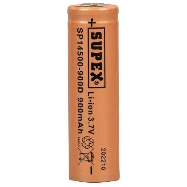 Supex 14500-900D Lityum Ion 3.7VOLT 900MAH Şarj Edilebilir Başlıksız Pil Normal & Şarj Edilebilir Piller Fiyatı