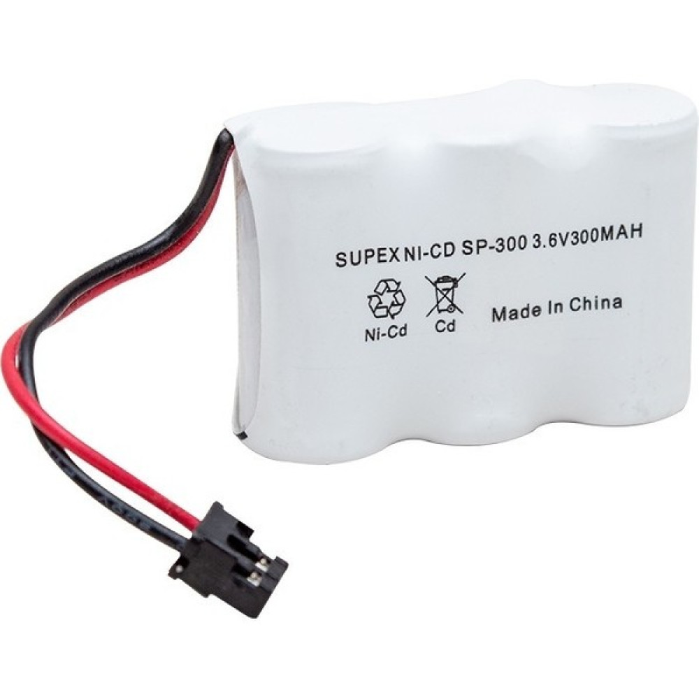 Supex Nı-Cd 3lü Kısa Açık 3.6V 300 Mah Telsiz Telefon Pili (SP-300) 1,2 V Yok Tek Kullanımlık Alkalin Piller 0850-0004 - 1 Diğer Fiyatı