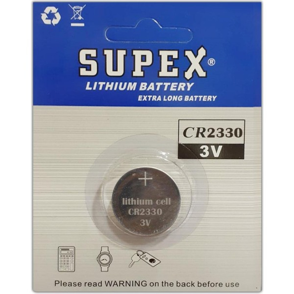 Supex Pil Düğme 2330 3V (1 Adet) Supex Oto Boyaları Fiyatı