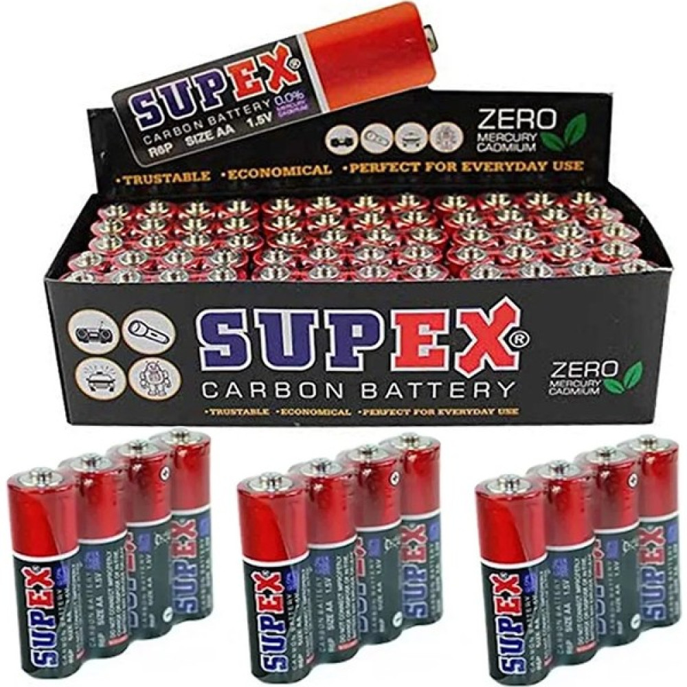 Supex R03 1.5V Aaa Çinko Karbon Ince Kalem Pil - 60 Adet Kalem & Yazı Gereçleri Fiyatı