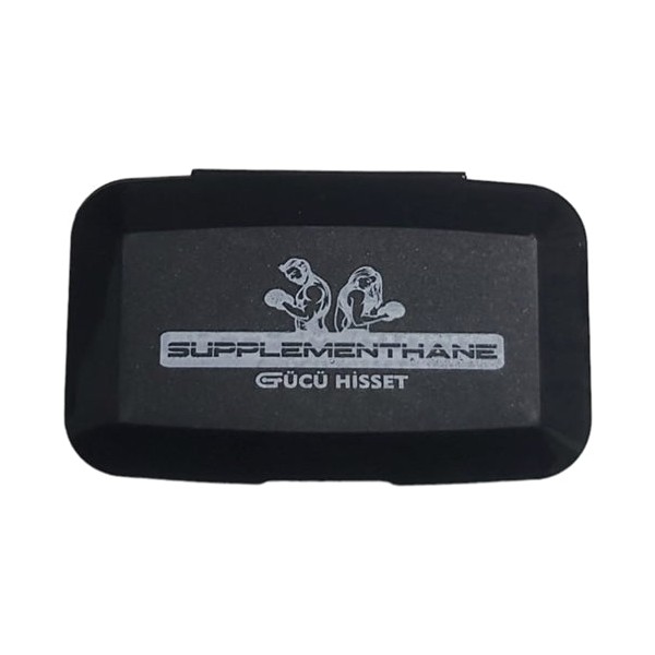 Supplementhane Logolu Pillbox Tablet Kutusu Hap Saklama Kutusu Diğer Fiyatı