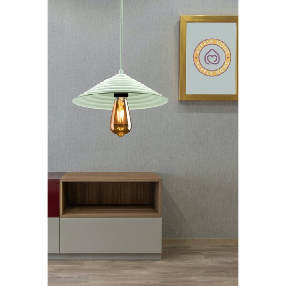 Supply Home Büyük Maya Antik Ufo Beyaz Tekli Sarkıt Avize - 1'li Avize Fiyatı