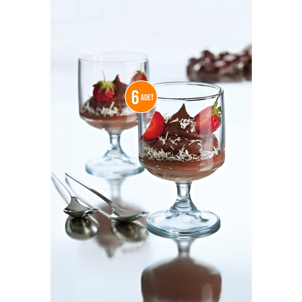 Supply Home Mika Plastik Magnolia Dondurma Kasesi (CAM DEGILDIR) 6lı Mika Ayaklı Kase Fiyatı