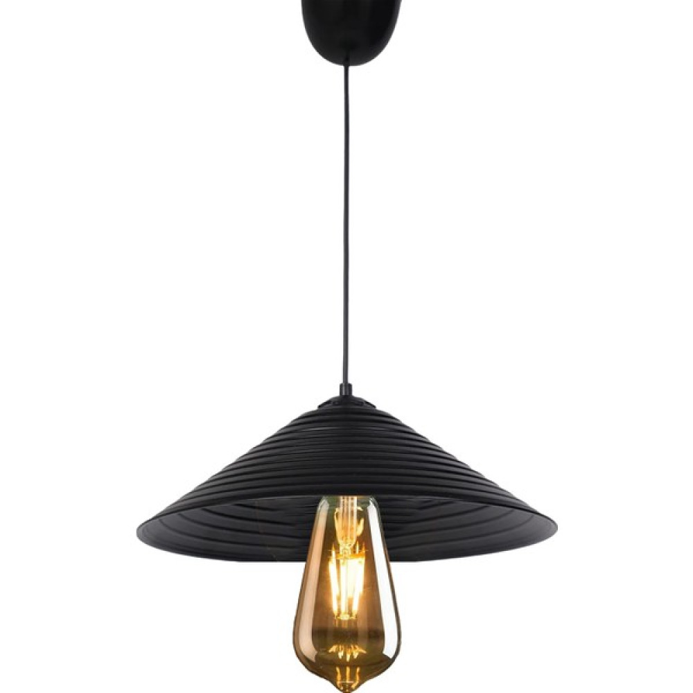 Supply Home Retro Rustik Model Modern Abs Plastik Tekli Sarkıt Avize Cafe - Siyah - 1'li Avize Fiyatı