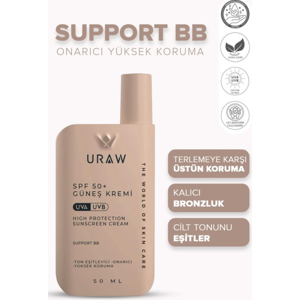 Support Bb Güneş Kremi (Ton Eşitleyici ve Onarıcı Yüksek Koruma) 50 ml Güneş Kremleri ve Losyonları Fiyatı