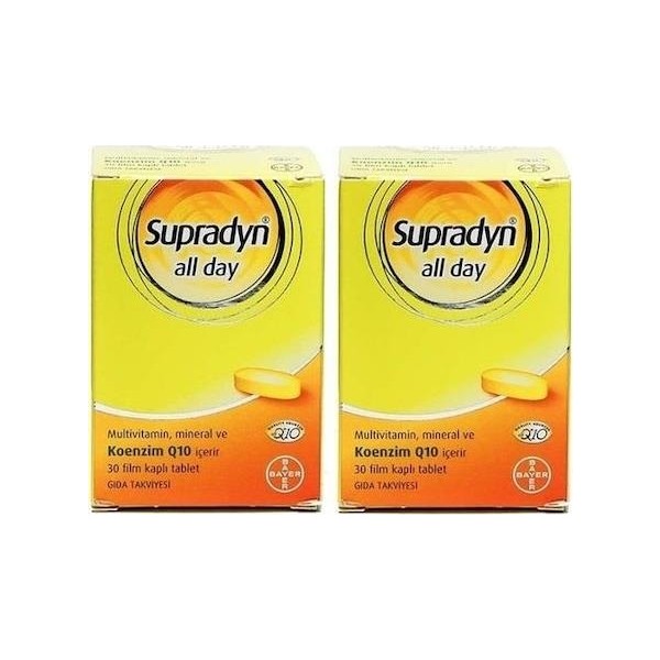 Supradyn All Day Koenzim Q10 2'li Diğer Fiyatı