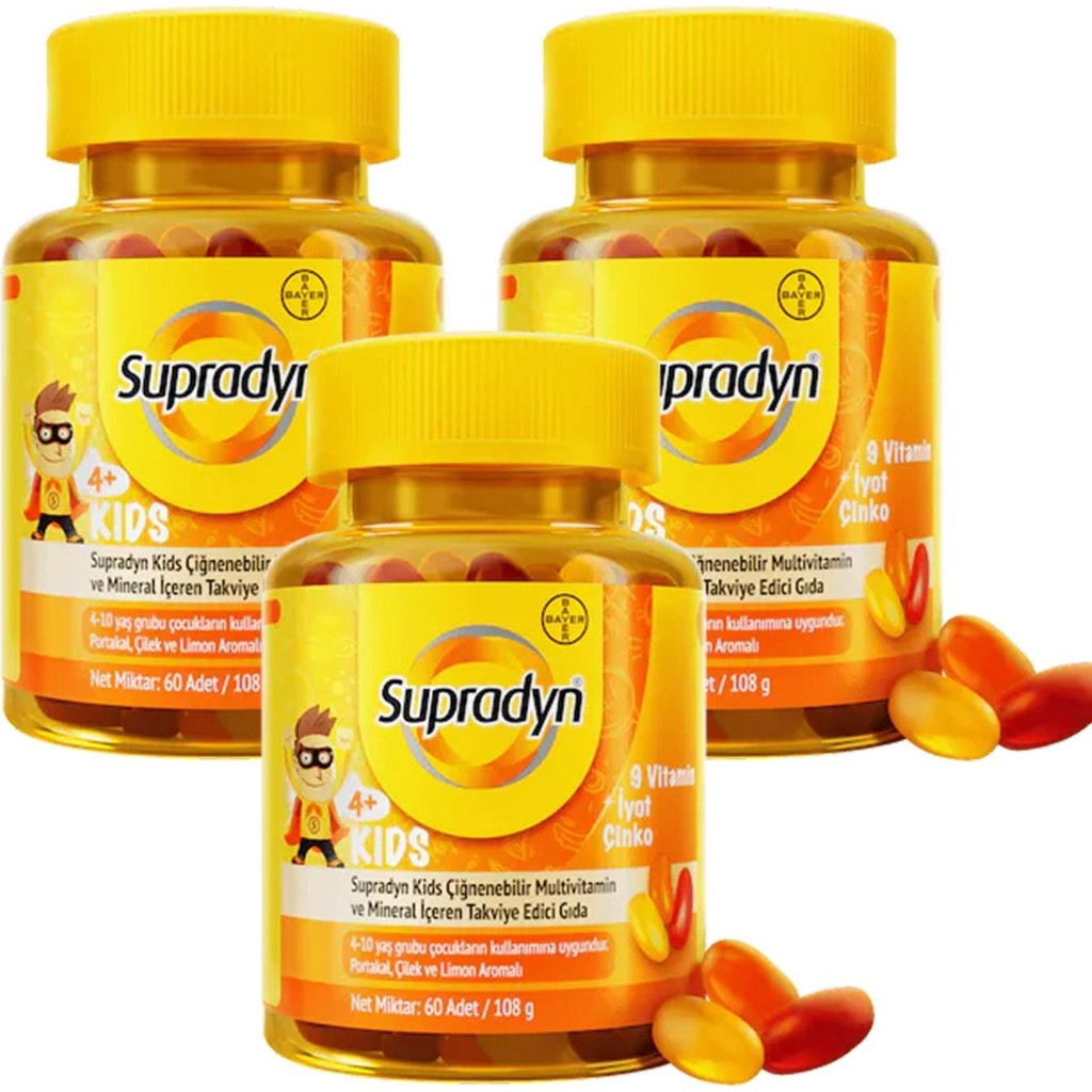 Supradyn Kids 60 Tablet 3 Adet Diğer Fiyatı