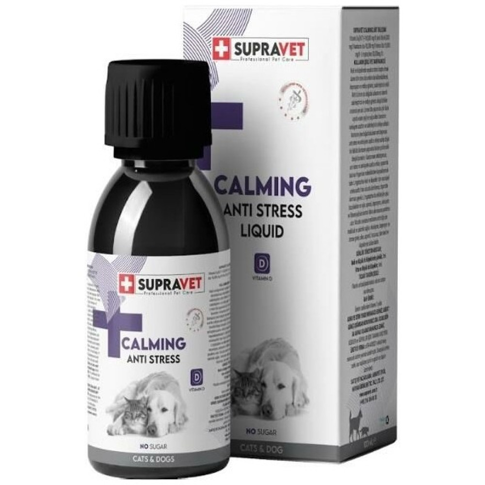 Supravet Anti Stress Kedi ve Köpekler Için Sıvı Sakinleştirici Damla 100ML Evcil Hayvan Ürünleri Fiyatı