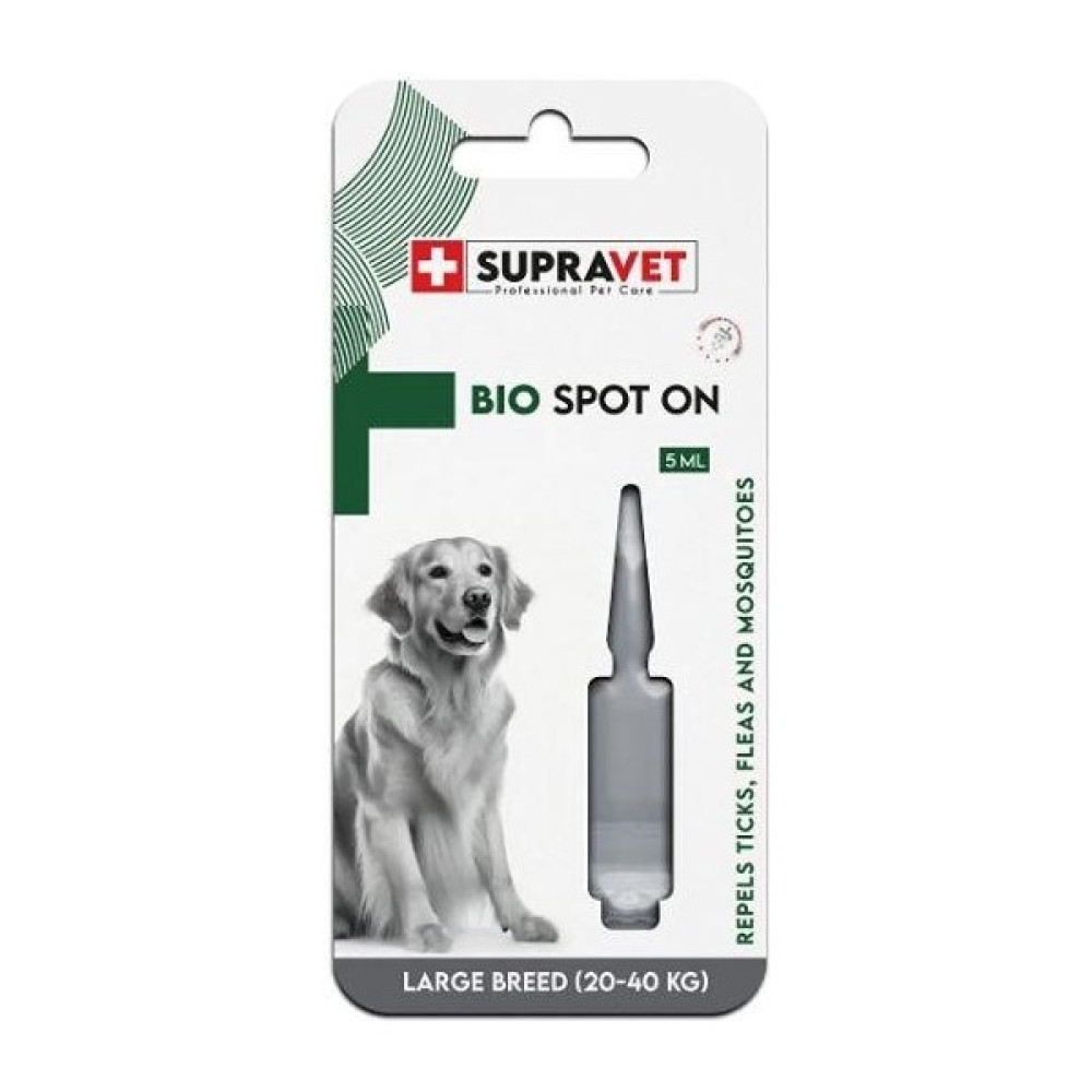 Supravet Büyük Irk Köpek Deri ve Tüy Bakım Dış Parazit Bitkisel Damla Large Breed 5 ml Evcil Hayvan Ürünleri Fiyatı