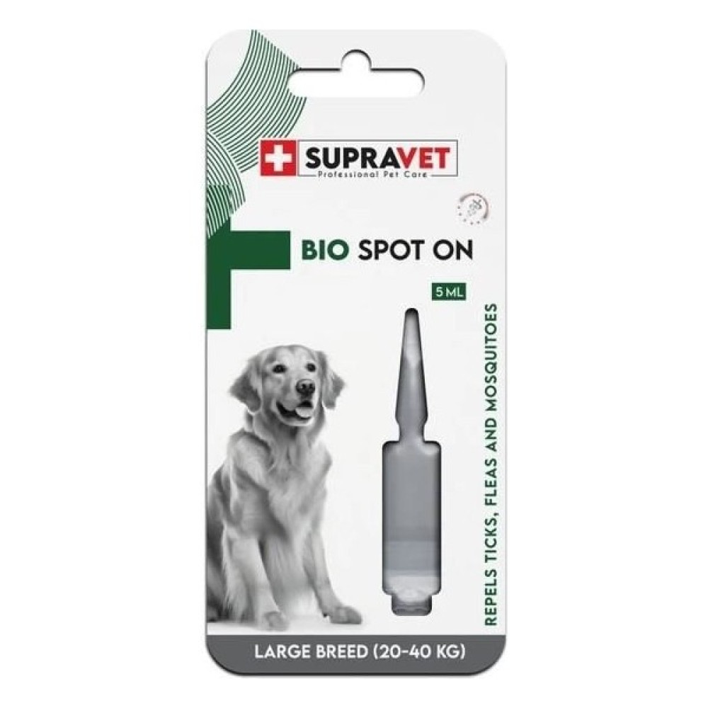 Supravet Büyük Irk Köpek Deri ve Tüy Bakım Yağı; Bit Pire Kene Dış Parazit Damlası 2040 kg 5ml Evcil Hayvan Ürünleri Fiyatı