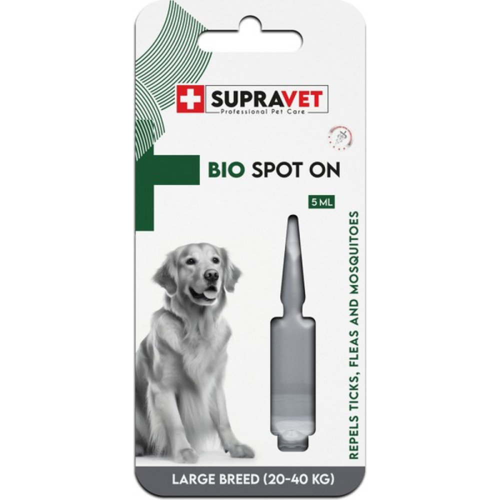 Supravet Büyük Irk Köpek Deri ve Tüy Bakım Yağı; Bit Pire Kene Dış Parazit Uzaklaştırıcı 20-40 kg Evcil Hayvan Ürünleri Fiyatı