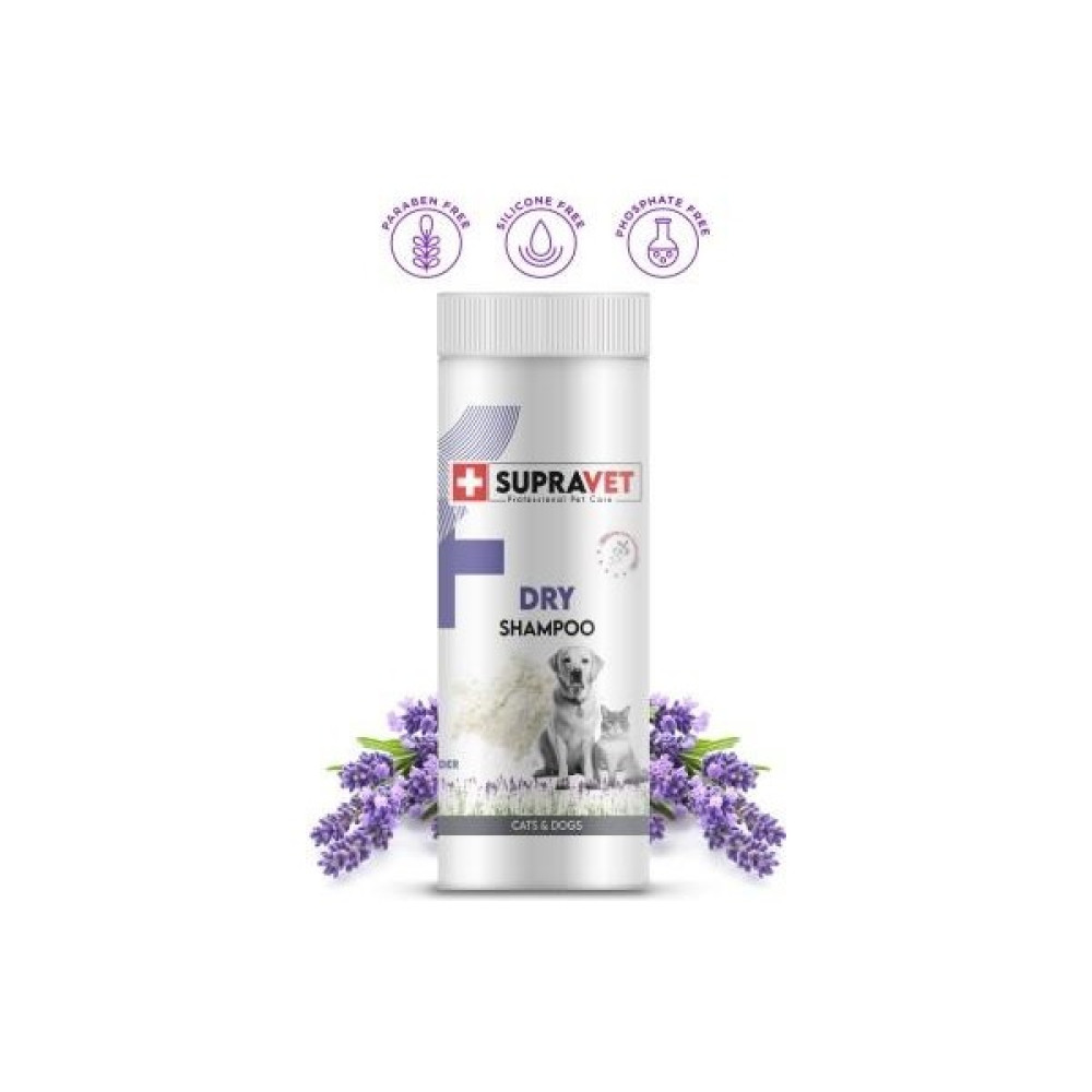 Supravet Dry Shampoo Lavanta Özlü Kedi Köpek Toz Şampuan 150 ml Evcil Hayvan Ürünleri Fiyatı