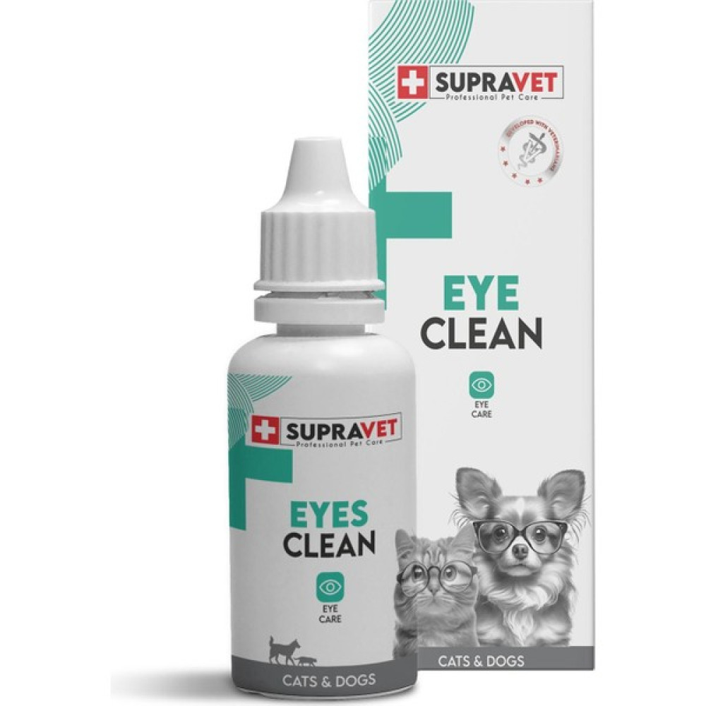 Supravet Eye Clean Kedi Köpek Göz Temizleme Solüsyonu 50 ml - Beyaz Evcil Hayvan Ürünleri Fiyatı