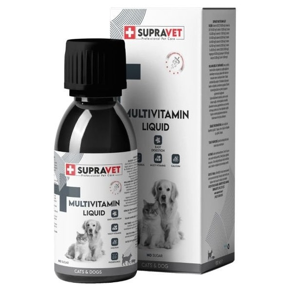 Supravet Multivitamin Kedi ve Köpek Sağlığı Için Sıvı Damla 100 ml Evcil Hayvan Ürünleri Fiyatı