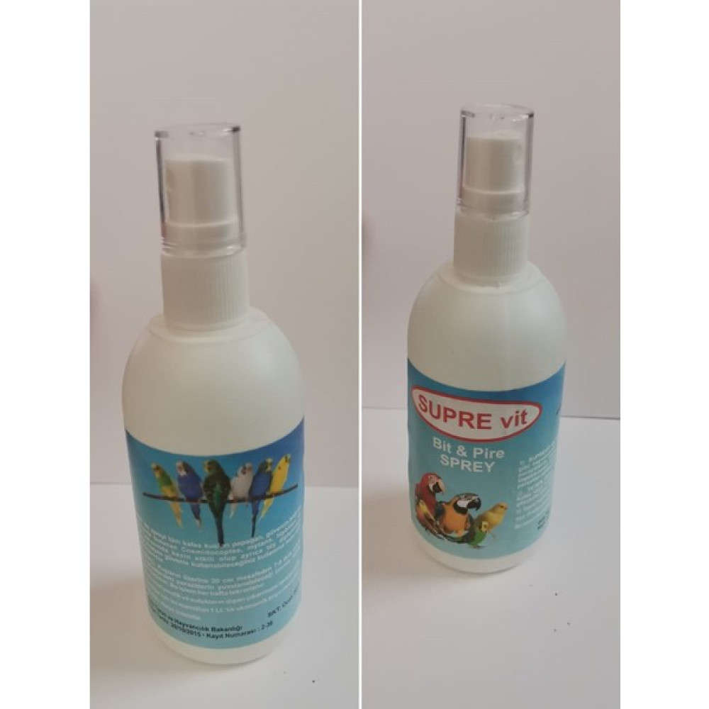 Supre Vit Kuş Bit Pıre Spreyi 100 ml Evcil Hayvan Ürünleri Fiyatı