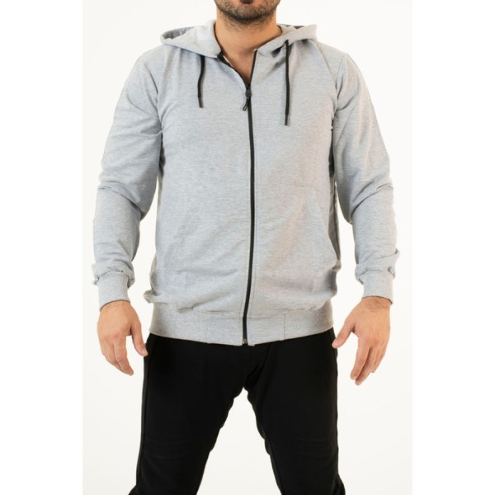 Supremacy Erkek Gri Basic Up Regular Eşofman Üst Erkek Eşofman Fiyatı