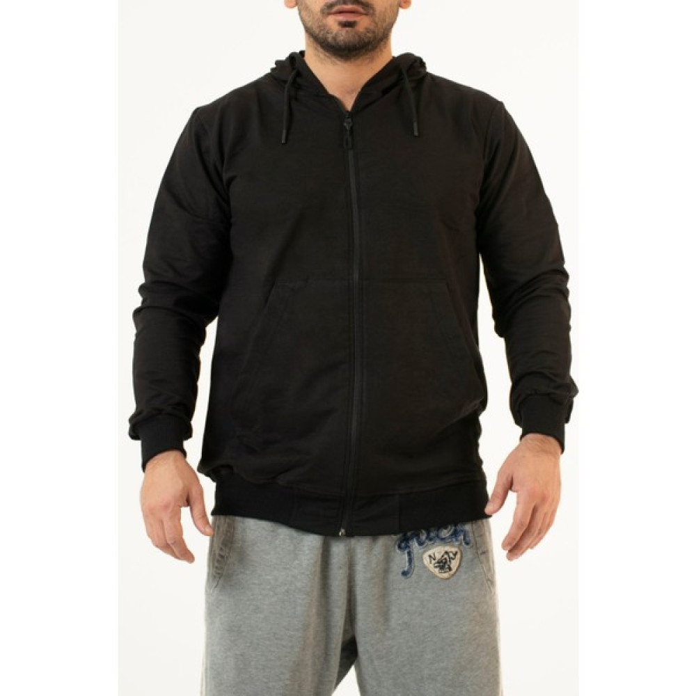 Supremacy Erkek Siyah Basic Up Regular Eşofman Üst Erkek Eşofman Fiyatı