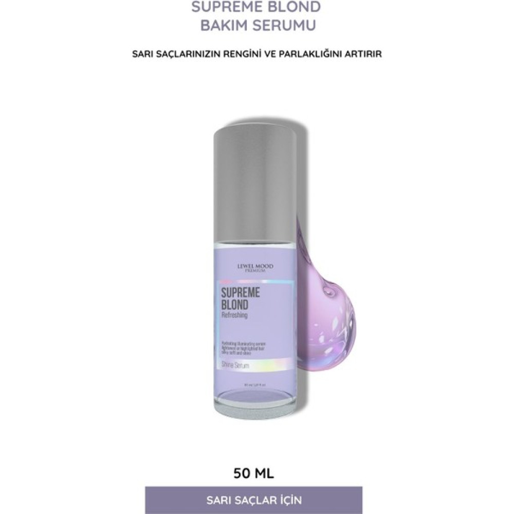 Supreme Blond Sarı Saçlar Için Bakım Serumu Şampuan ve Saç Kremi Fiyatı