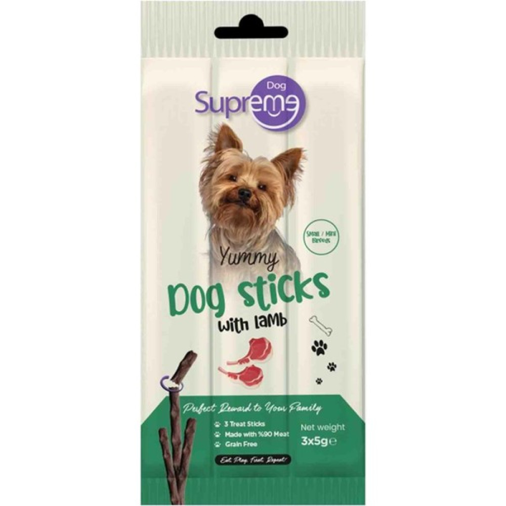 Supreme Dog Kuzu Etli Köpek Ödül Çubuğu 3X5GR Evcil Hayvan Ürünleri Fiyatı