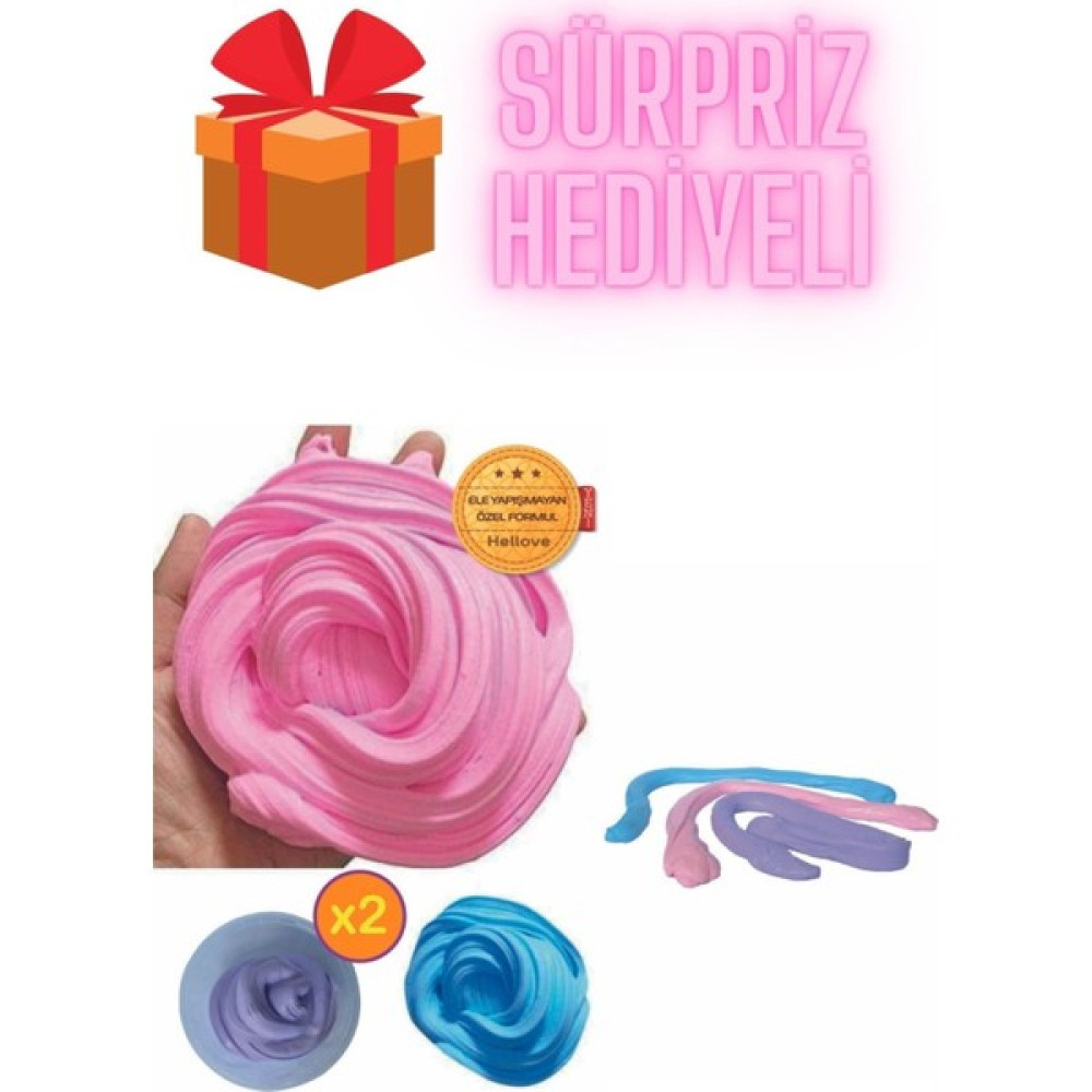 Süpriz Hediyeli Ele Yapışmayan Slime 2 Li Slaym Pofuduk Sılaym - Renkli - 10 - 11 Eğitici Oyuncak Fiyatı