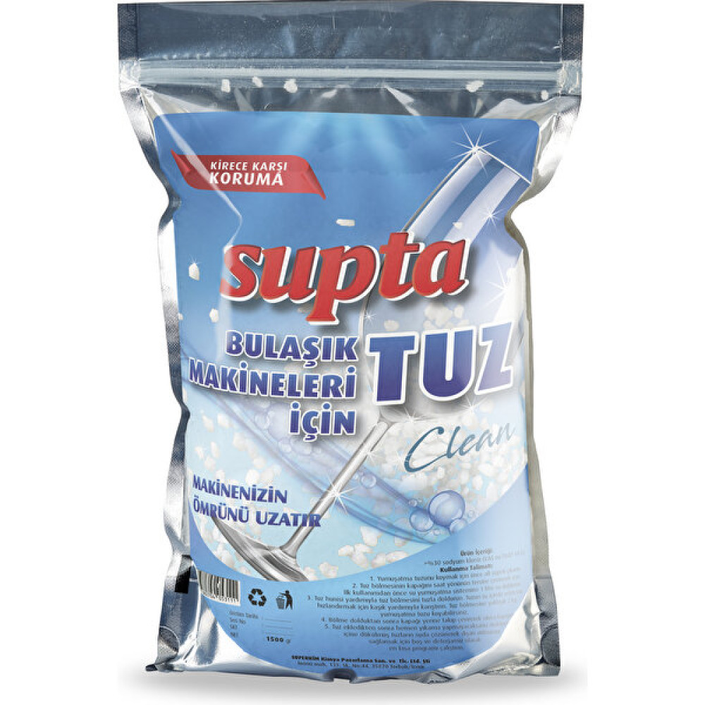 Supta Bulaşık Makinesi Tuzu 1,5 kg Bulaşık Yıkama Fiyatı