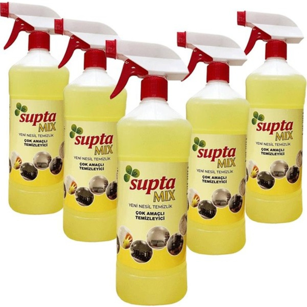 Supta Mix Deri Kumaş Halı Araç Mutfak ve Genel Temizlik Ürünü 1 Lt 6 Adet Oto Boyaları Fiyatı