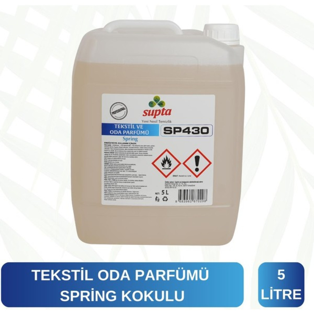 Supta Profesyonel Tekstil Oda Parfümü Spring 5 Litre Oto Boyaları Fiyatı