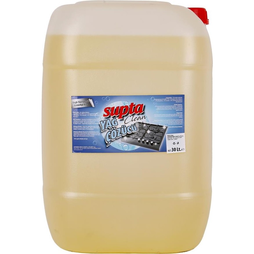 Supta Sıvı Yağ Çözücü 30 Litre - Beyaz Deterjan ve Temizlik Ürünleri Fiyatı