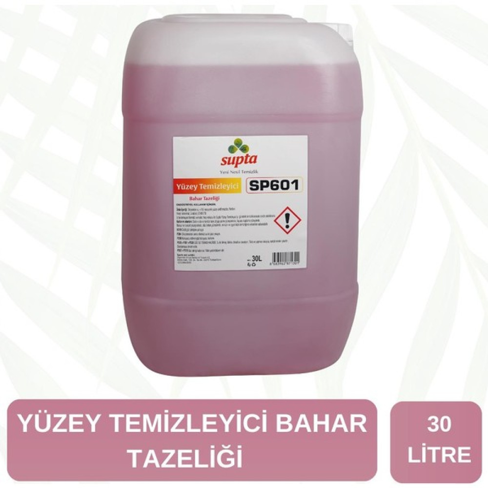 Supta Sıvı Yüzey Temizleyici Bahar Tazeliği Çiçek 30 LT - Pembe Parlatıcı ve Temizleyiciler Fiyatı