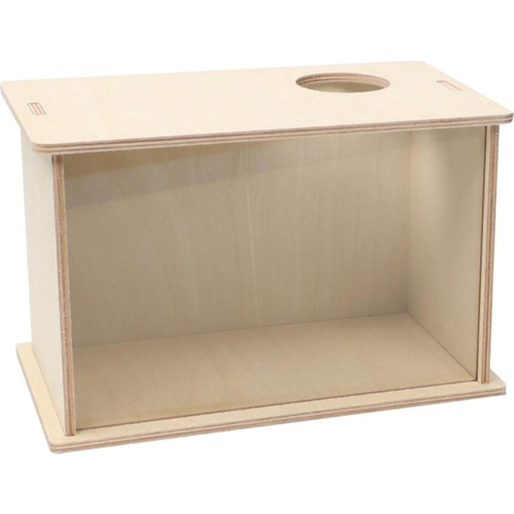 Surjion Hamster Kum Banyo Kutusu Ahşap Saklanma Yatağı Görünür Hamster Kazma Kutusu Kafesi 25CMX15CMX15CM (Yurt Dışından) - Ahşap Gri - ------ Oto Boyaları Fiyatı