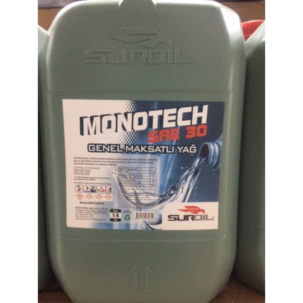 Suroil 30 Numara Genel Maksatlı Yağ 14 Kğ 16 Lt Motor Yağı & Katkıları Fiyatı