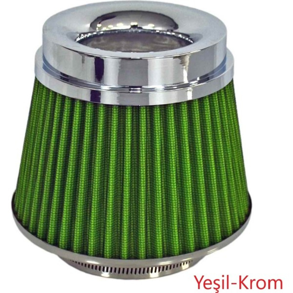 Şüscar Oto Ses Artırıcı Açık Hava Filtresi +6 Hp Yeşil Aparatlı Üniversal Oto Hava Filtresi Fiyatı