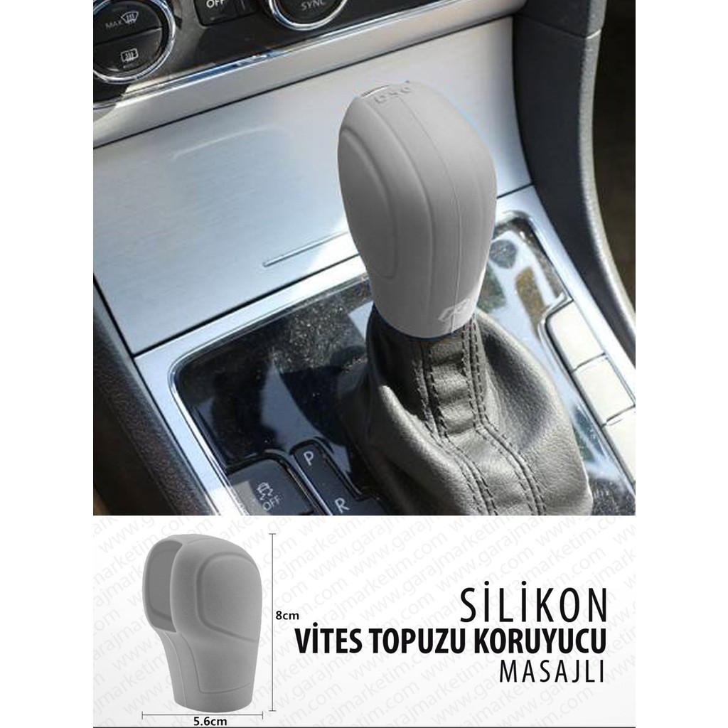Şüscar Oto Volkswagen Seat Skoda Golf Dsg Silikon Vites Topuz Kılıfı Gri Oto Seyahat Ürünleri Fiyatı