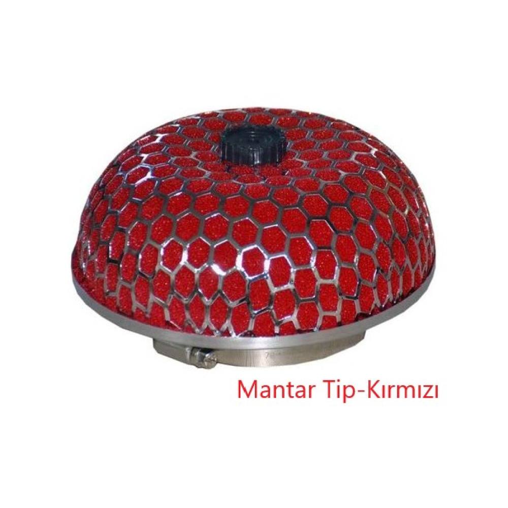ŞüsCarOto Aksesuar Carub Ses & Performans Arttırıcı Açık Hava Filtresi Mantar Tip Kırmızı +6 Hp Aparatlı Üniversal Oto Hava Filtresi Fiyatı