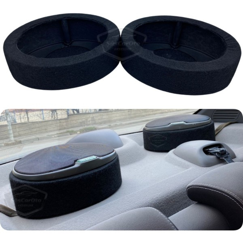 ŞüsCarOto Aksesuar Çift Yönlü 6x9 Oval & 16 cm Yuvarlak Hoparlör Kasnağı Üniversal Oval Hoparlör Yükseltici Altlık Takoz 2 Li Set Oto Hoparlörleri & SubWoofer Fiyatı