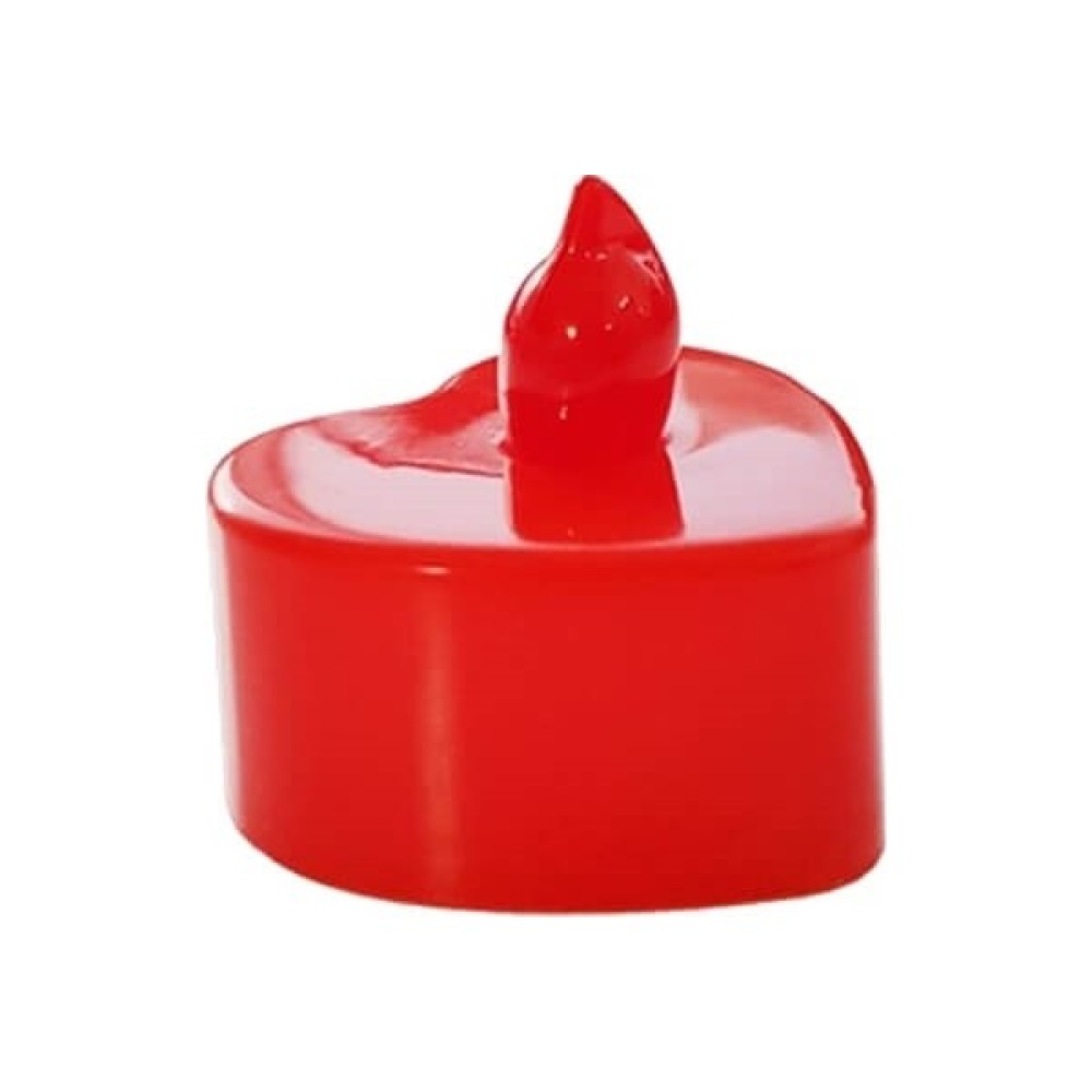 Süsle Bebek & Parti Led Işıklı Pilli Tealight Mum Renk Değiştiren Işık - Kırmızı - 1 Adet Dekoratif Mum Fiyatı