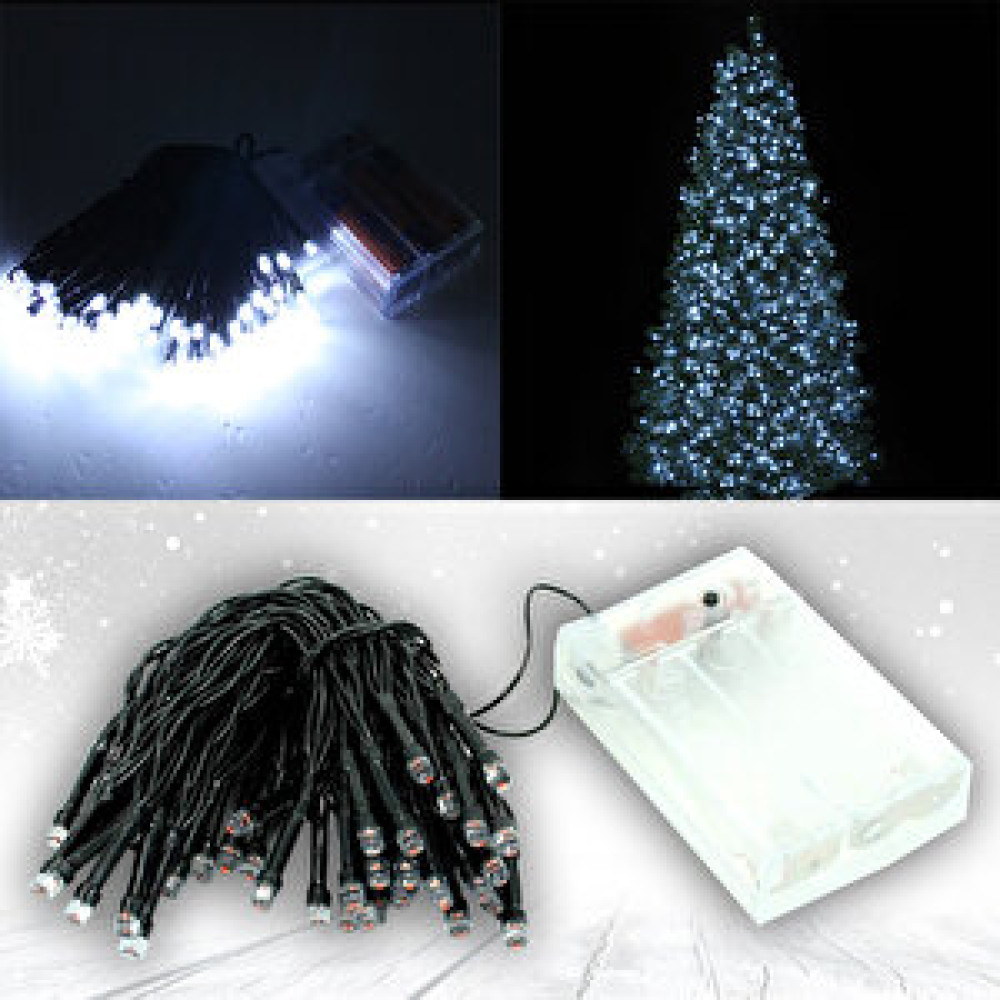 SüSLe Bebek ve Parti Pilli Ve Animasyonlu 50 Led X 5 Mt - Beyaz Led Işık Yaş Günü & Parti Fiyatı